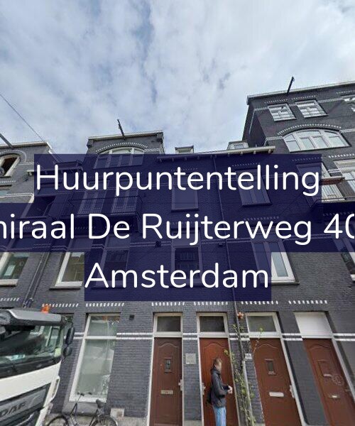 Foto gevel Huurpuntentelling voor Admiraal De Ruijterweg 400-3, Amsterdam
