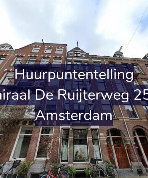 Foto gevel Huurpuntentelling voor Admiraal De Ruijterweg 251-H, Amsterdam