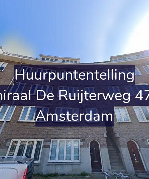 Foto gevel Huurpuntentelling voor Admiraal De Ruijterweg 476-B, Amsterdam