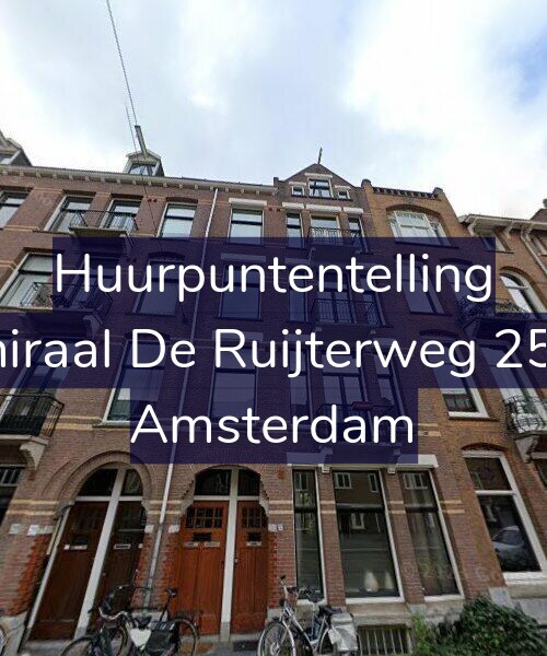 Foto gevel Huurpuntentelling voor Admiraal De Ruijterweg 257-H, Amsterdam