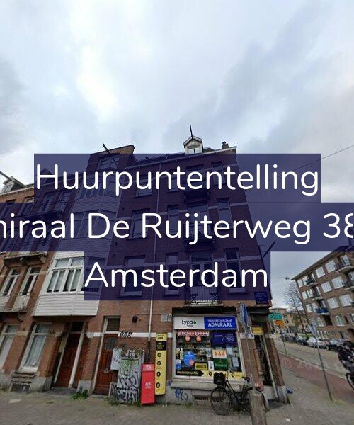 Foto gevel Huurpuntentelling voor Admiraal De Ruijterweg 389-1, Amsterdam