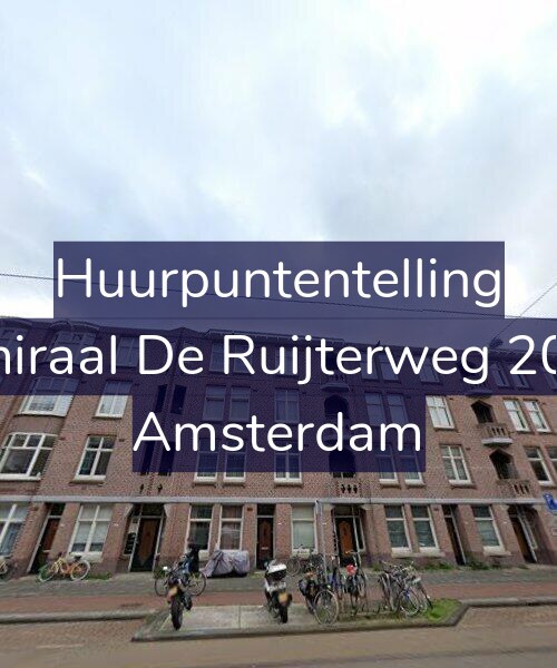 Foto gevel Huurpuntentelling voor Admiraal De Ruijterweg 206-1, Amsterdam