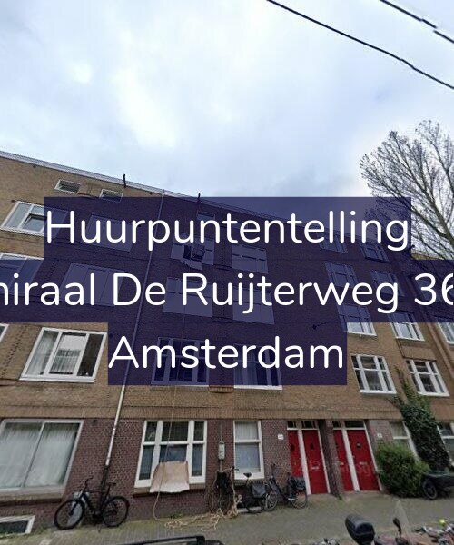 Foto gevel Huurpuntentelling voor Admiraal De Ruijterweg 361-3, Amsterdam