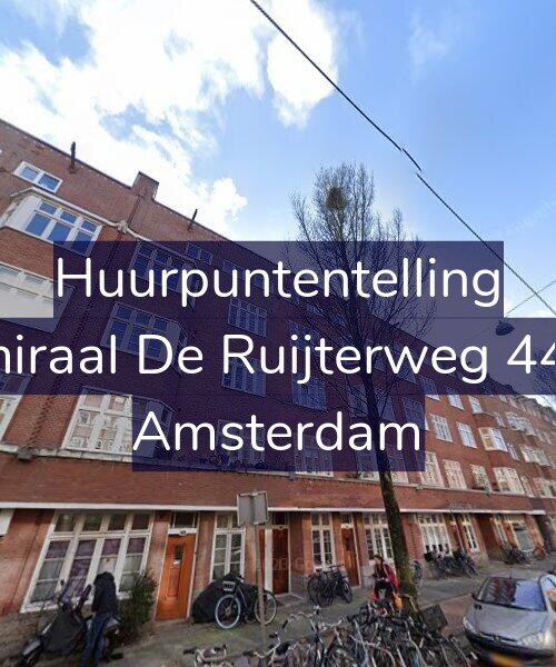 Foto gevel Huurpuntentelling voor Admiraal De Ruijterweg 445-3, Amsterdam