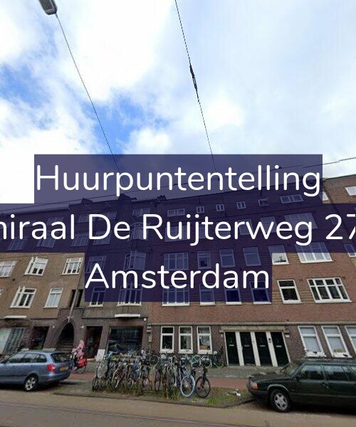 Foto gevel Huurpuntentelling voor Admiraal De Ruijterweg 276-3, Amsterdam