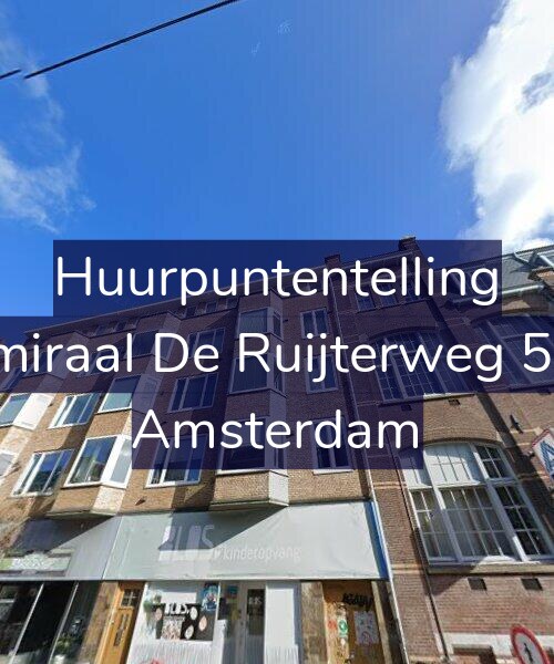 Foto gevel Huurpuntentelling voor Admiraal De Ruijterweg 58-3, Amsterdam
