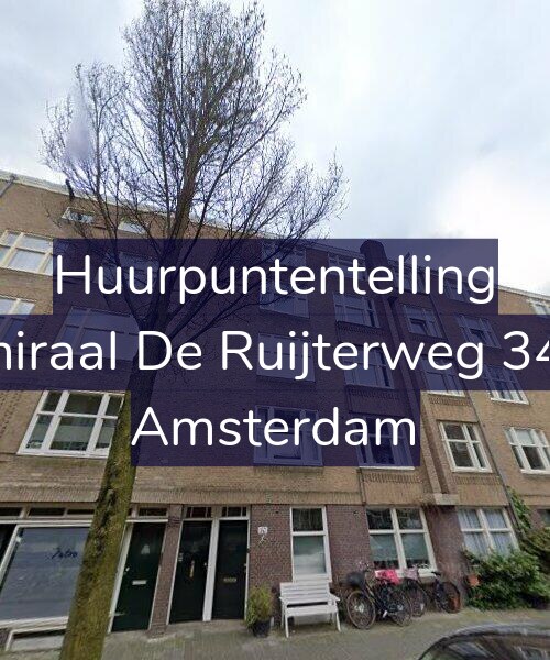 Foto gevel Huurpuntentelling voor Admiraal De Ruijterweg 347-E, Amsterdam
