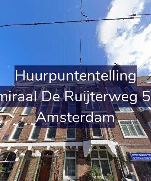 Foto gevel Huurpuntentelling voor Admiraal De Ruijterweg 52-2, Amsterdam