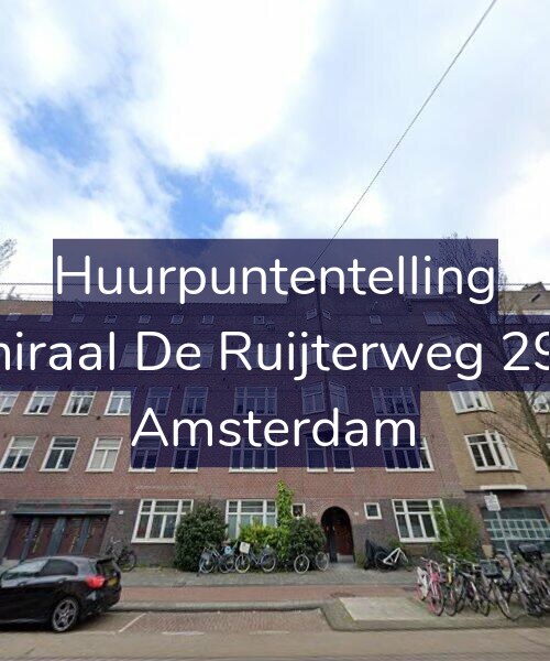 Foto gevel Huurpuntentelling voor Admiraal De Ruijterweg 292-2, Amsterdam