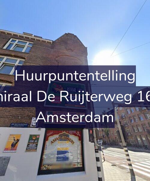 Foto gevel Huurpuntentelling voor Admiraal De Ruijterweg 162-2, Amsterdam