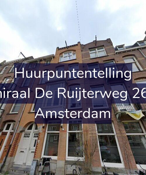 Foto gevel Huurpuntentelling voor Admiraal De Ruijterweg 265-D, Amsterdam