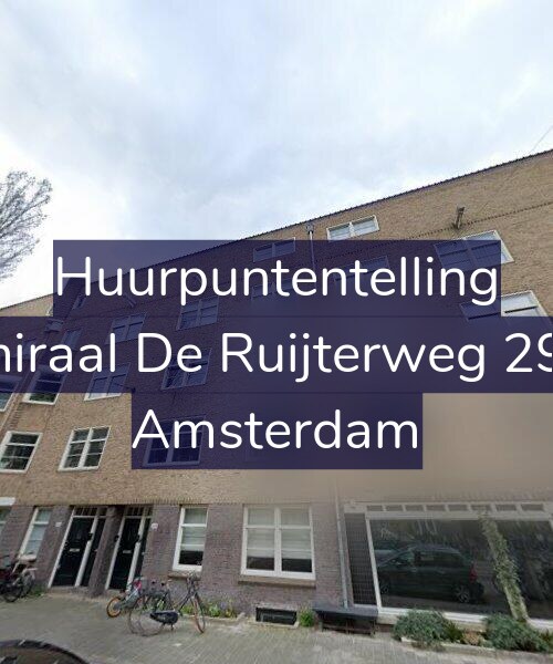 Foto gevel Huurpuntentelling voor Admiraal De Ruijterweg 293-3, Amsterdam