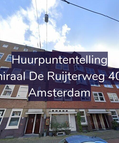Foto gevel Huurpuntentelling voor Admiraal De Ruijterweg 407-2, Amsterdam