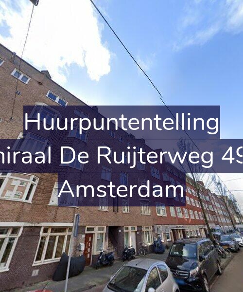 Foto gevel Huurpuntentelling voor Admiraal De Ruijterweg 497-1, Amsterdam