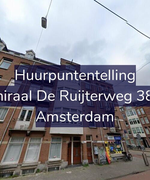 Foto gevel Huurpuntentelling voor Admiraal De Ruijterweg 387-4, Amsterdam