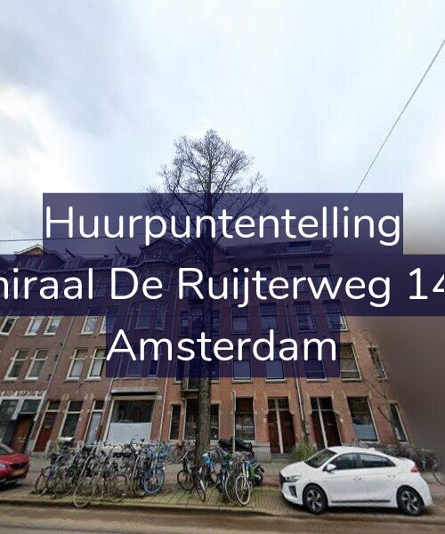 Foto gevel Huurpuntentelling voor Admiraal De Ruijterweg 143-3, Amsterdam