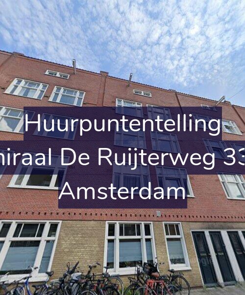 Foto gevel Huurpuntentelling voor Admiraal De Ruijterweg 338-1, Amsterdam