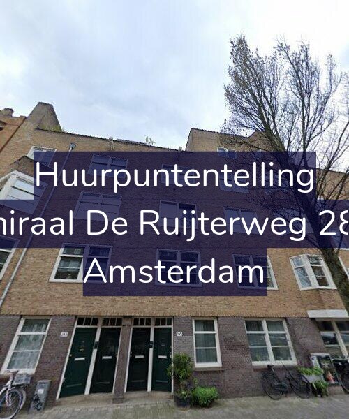 Foto gevel Huurpuntentelling voor Admiraal De Ruijterweg 285-1, Amsterdam