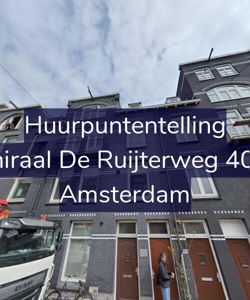 Foto gevel Huurpuntentelling voor Admiraal De Ruijterweg 400-H, Amsterdam