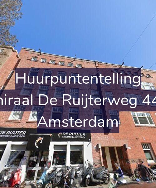 Foto gevel Huurpuntentelling voor Admiraal De Ruijterweg 446-1, Amsterdam