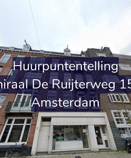Foto gevel Huurpuntentelling voor Admiraal De Ruijterweg 154-4, Amsterdam
