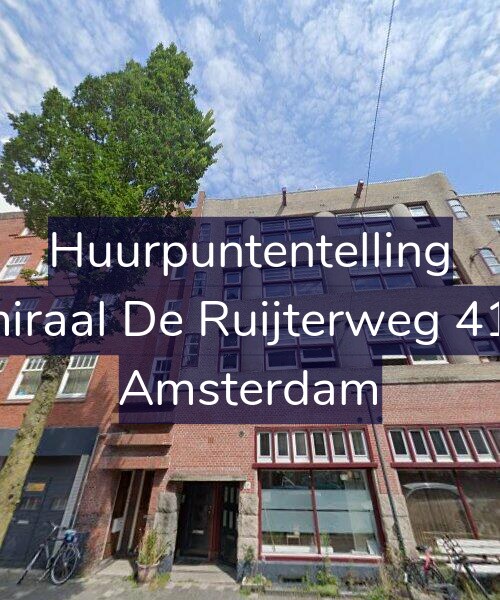 Foto gevel Huurpuntentelling voor Admiraal De Ruijterweg 416-2, Amsterdam