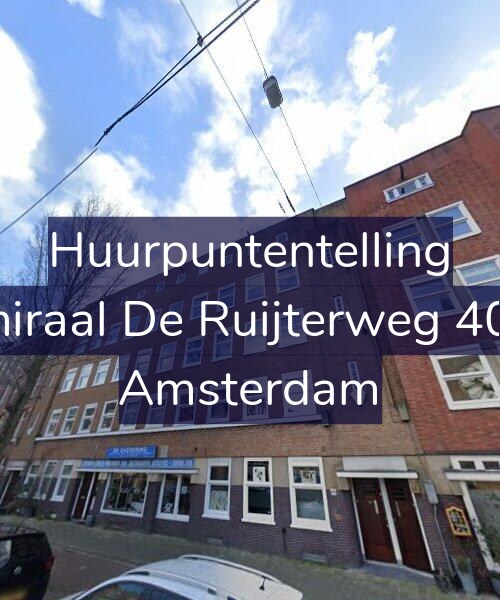 Foto gevel Huurpuntentelling voor Admiraal De Ruijterweg 403-2, Amsterdam