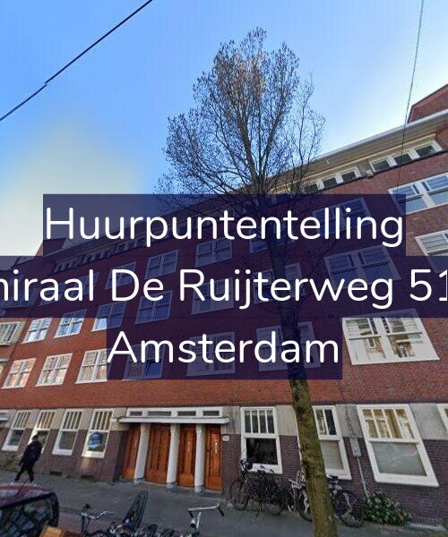 Foto gevel Huurpuntentelling voor Admiraal De Ruijterweg 511-2, Amsterdam