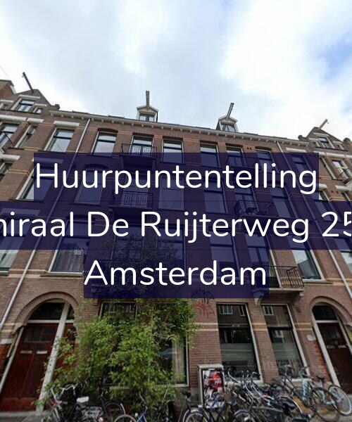 Foto gevel Huurpuntentelling voor Admiraal De Ruijterweg 255-3, Amsterdam