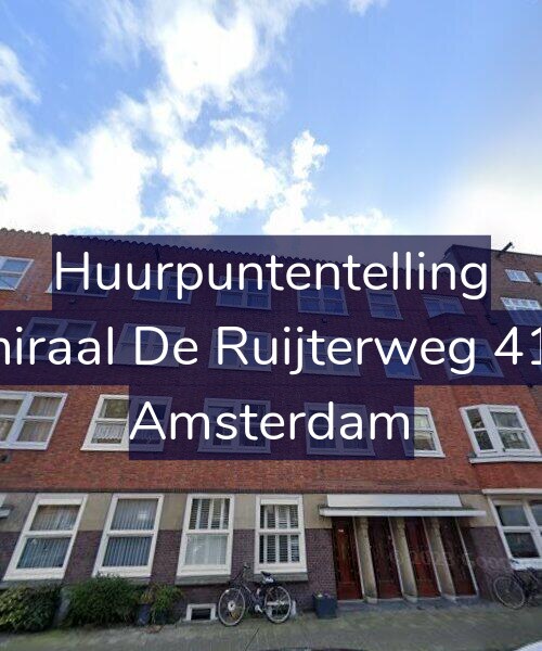 Foto gevel Huurpuntentelling voor Admiraal De Ruijterweg 415-1, Amsterdam