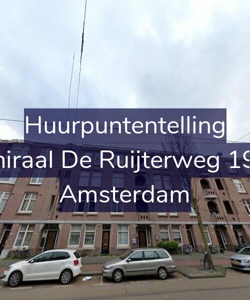 Foto gevel Huurpuntentelling voor Admiraal De Ruijterweg 196-3, Amsterdam