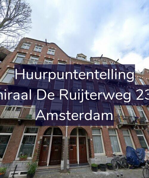 Foto gevel Huurpuntentelling voor Admiraal De Ruijterweg 237-3, Amsterdam