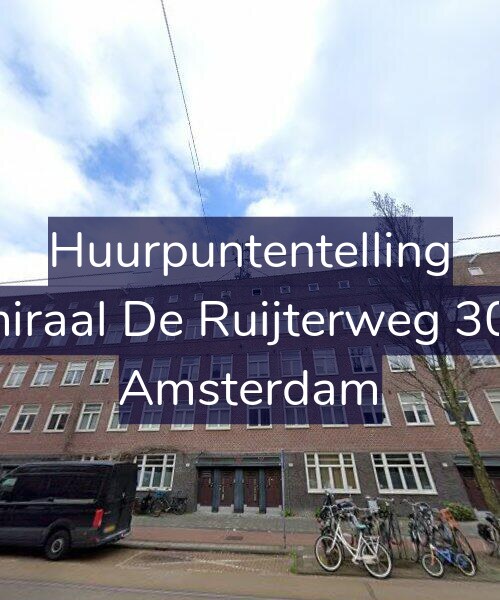 Foto gevel Huurpuntentelling voor Admiraal De Ruijterweg 300-2, Amsterdam