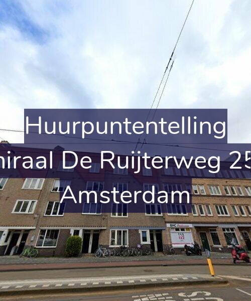 Foto gevel Huurpuntentelling voor Admiraal De Ruijterweg 252-3, Amsterdam