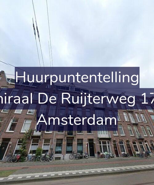 Foto gevel Huurpuntentelling voor Admiraal De Ruijterweg 172-4, Amsterdam