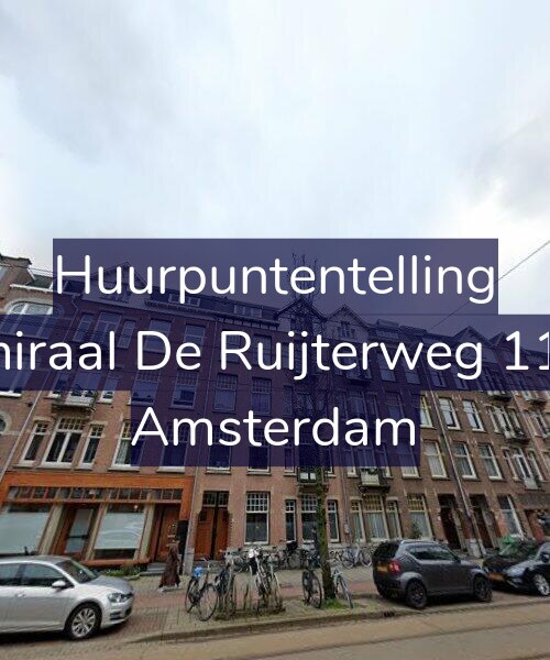 Foto gevel Huurpuntentelling voor Admiraal De Ruijterweg 113-1, Amsterdam