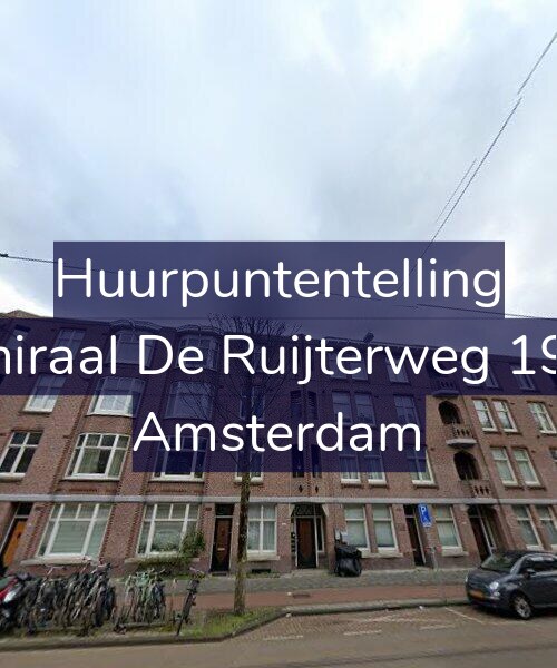 Foto gevel Huurpuntentelling voor Admiraal De Ruijterweg 190-1, Amsterdam