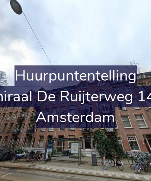 Foto gevel Huurpuntentelling voor Admiraal De Ruijterweg 149-3, Amsterdam