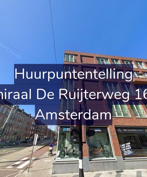 Foto gevel Huurpuntentelling voor Admiraal De Ruijterweg 164-E, Amsterdam