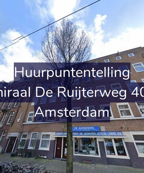 Foto gevel Huurpuntentelling voor Admiraal De Ruijterweg 401-2, Amsterdam