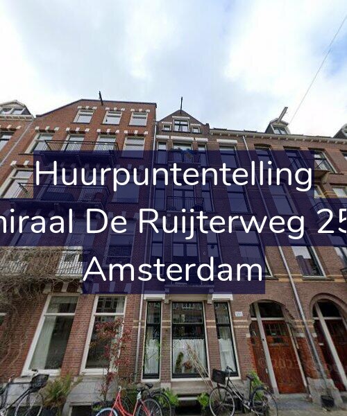 Foto gevel Huurpuntentelling voor Admiraal De Ruijterweg 251-2, Amsterdam