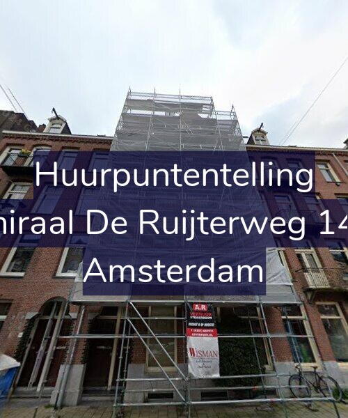 Foto gevel Huurpuntentelling voor Admiraal De Ruijterweg 144-1, Amsterdam