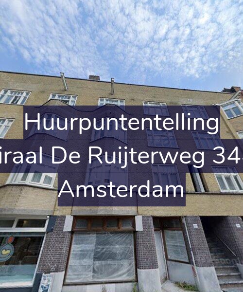 Foto gevel Huurpuntentelling voor Admiraal De Ruijterweg 344-A1, Amsterdam