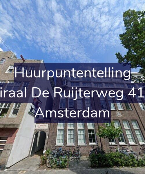 Foto gevel Huurpuntentelling voor Admiraal De Ruijterweg 410-E3, Amsterdam