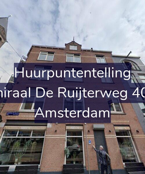 Foto gevel Huurpuntentelling voor Admiraal De Ruijterweg 404-2, Amsterdam