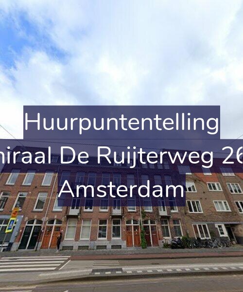 Foto gevel Huurpuntentelling voor Admiraal De Ruijterweg 264-2, Amsterdam