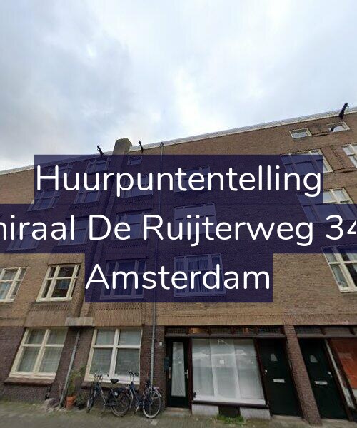 Foto gevel Huurpuntentelling voor Admiraal De Ruijterweg 341-3, Amsterdam