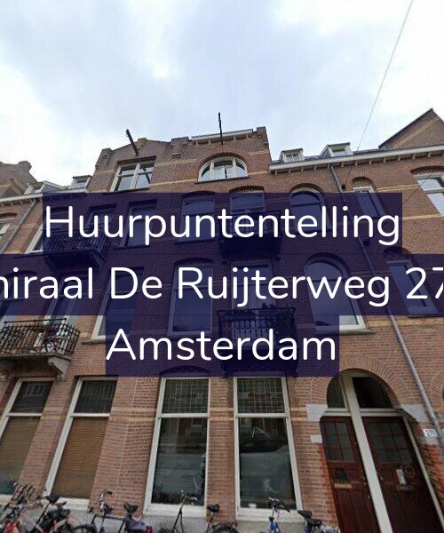 Foto gevel Huurpuntentelling voor Admiraal De Ruijterweg 271-2, Amsterdam