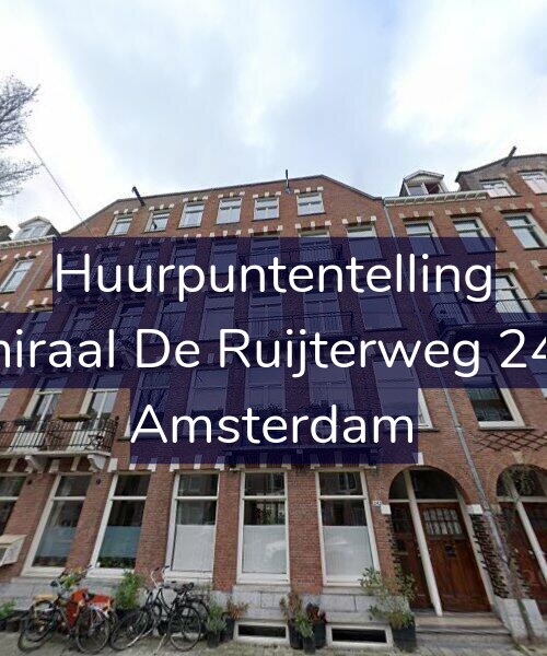 Foto gevel Huurpuntentelling voor Admiraal De Ruijterweg 243-4, Amsterdam