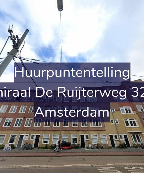 Foto gevel Huurpuntentelling voor Admiraal De Ruijterweg 320-2, Amsterdam